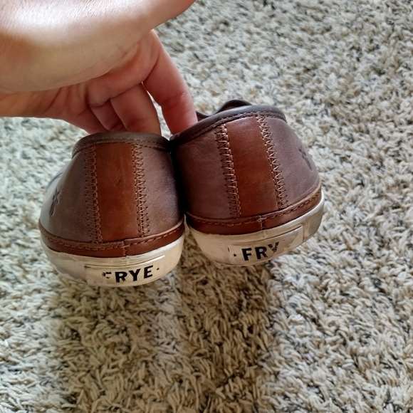 Frye Men's Gavin Leather Sneakers Sz 10 - Picture 5 of 7